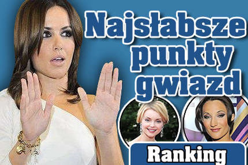 Najsłabsze punkty gwiazd. Ranking