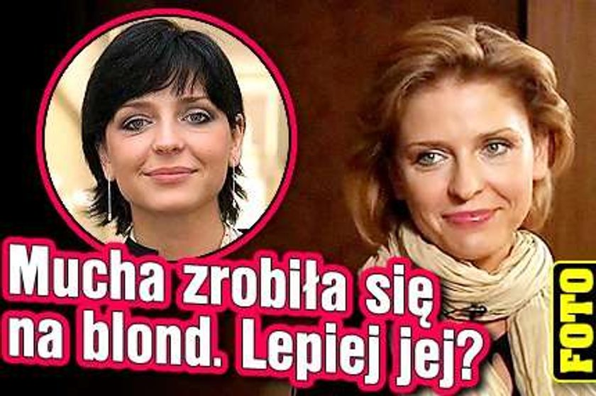 Mucha zrobiła się na blond. Lepiej jej? FOTO