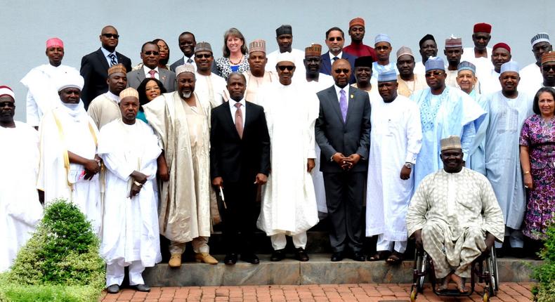 Buhari with State Governors