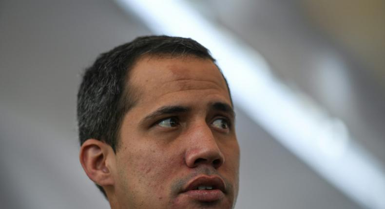 Venezuelan opposition leader and self-proclaimed acting president Juan Guaido says sanctions are an effective form of pressure against the regime of President Nicolas Maduro