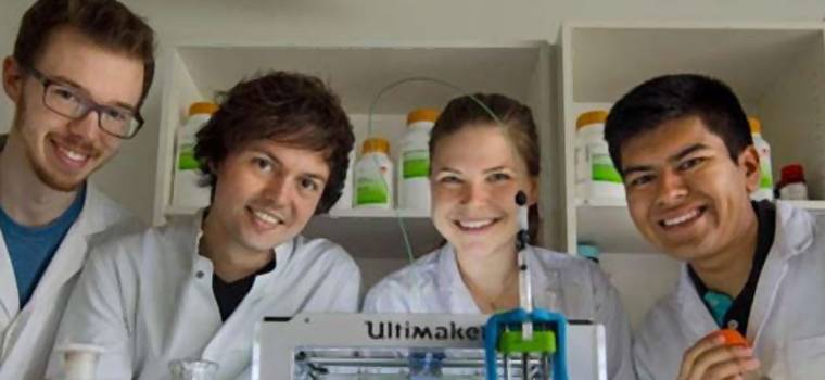 Niemieccy studenci drukują tkankę na Ultimakerze