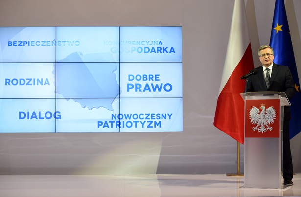 Komorowski chwali się swoją prezydenturą. "Dialog podstawą"