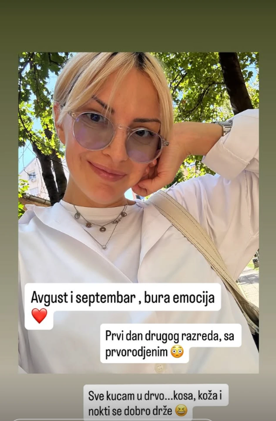 Milena Vučić poslala sina u 2. razred