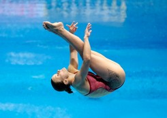 MŚ w pływaniu. Dominacja Chińczyków w skokach, 18. lokata Skrzek