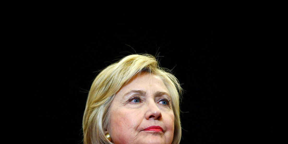 US Democratic presidential candidate Hillary Clinton at Transylvania University in Lexington, Kentucky, on May 16.