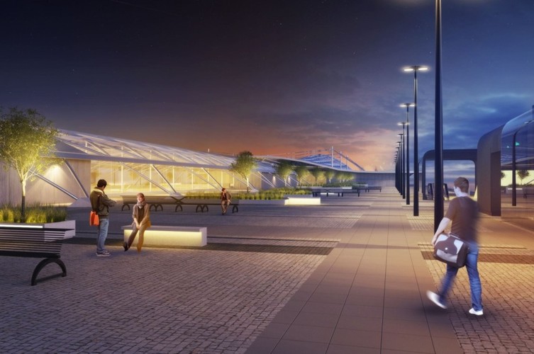 Łódź Fabryczna - dworzec - materiał prasowy PKP PLK