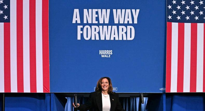 Polls show voters view Vice President Kamala Harris more favorably than they have had before, a trend that could buoy her campaign in a close race.Jim Watson/AFP/Getty Images