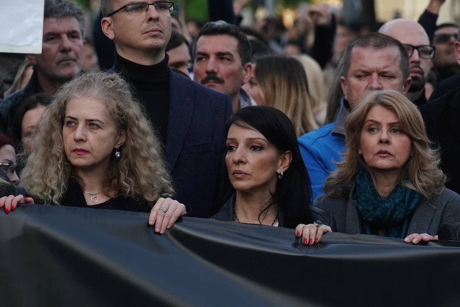 Šetnja opozicionara niz Ulicu kneza Miloša do Vlade Srbije