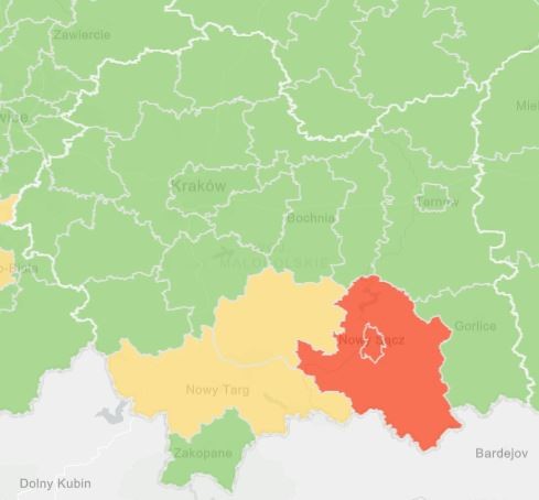 Strefy ograniczeń w Małopolsce