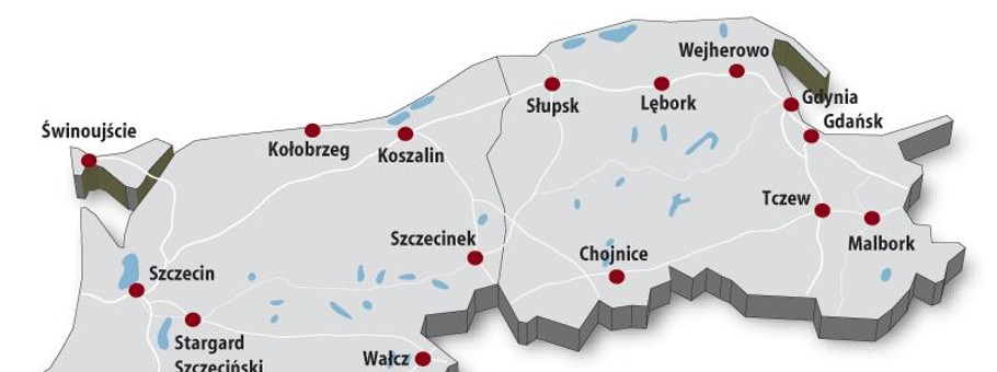 Pomorze - mapa