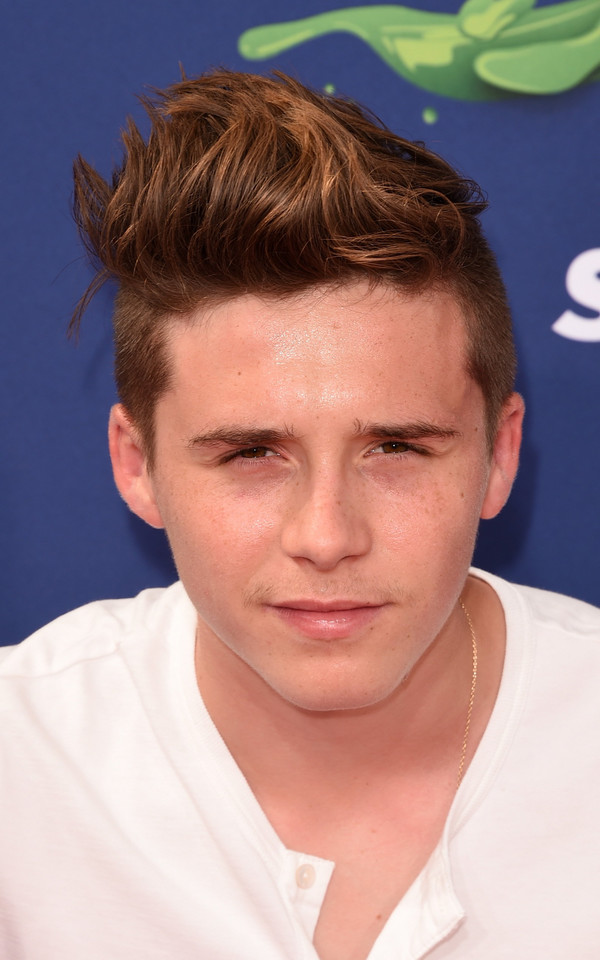 Brooklyn, Romeo i Cruz Beckham razem na ściance