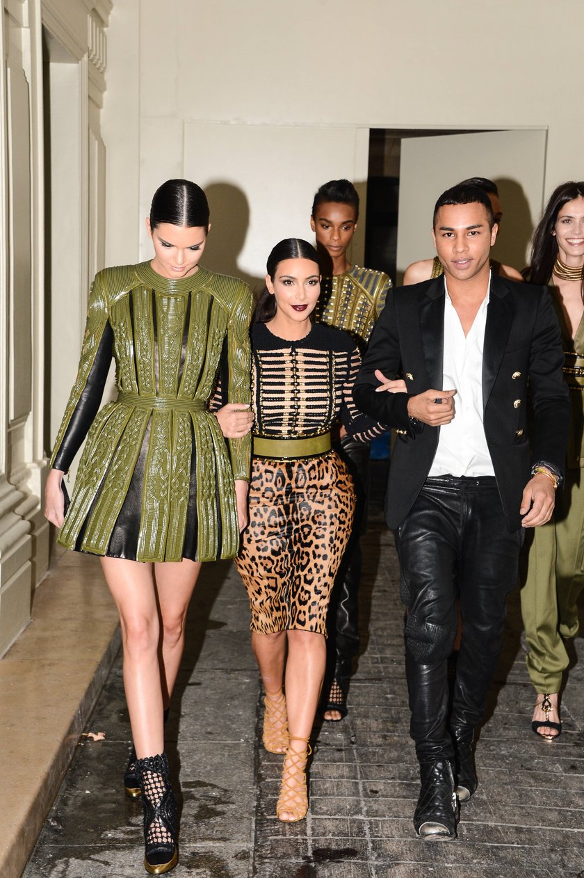 Kendall Jenner, Kim Kardashian i Olivier Rousteing na gali Vogue Foundation