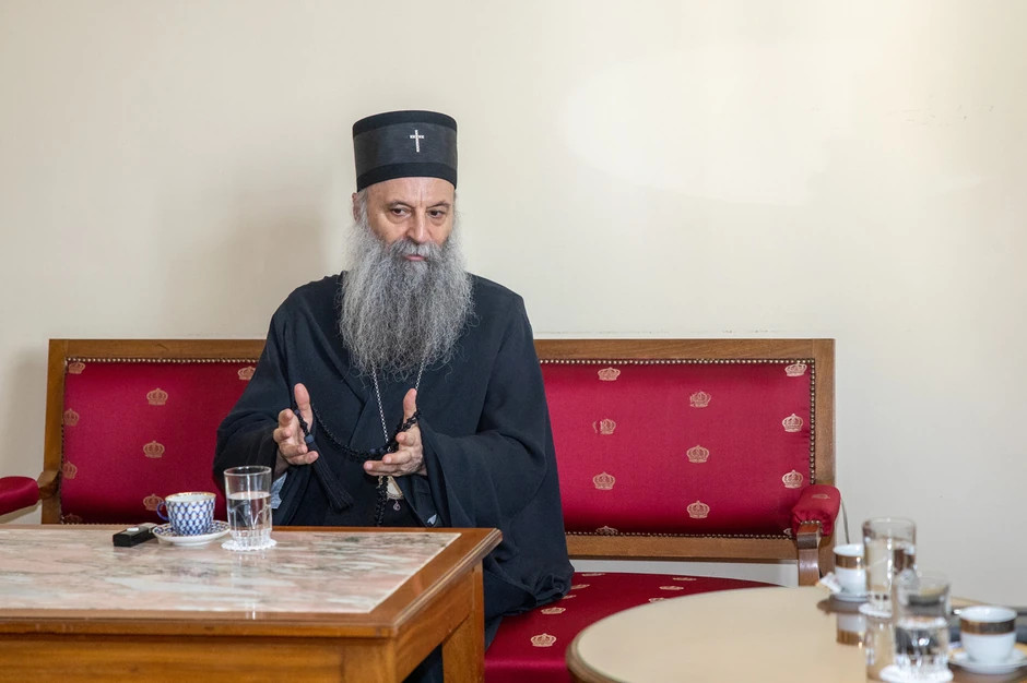 Patrijarh Porfirije i ministarka Tatjana Macura 