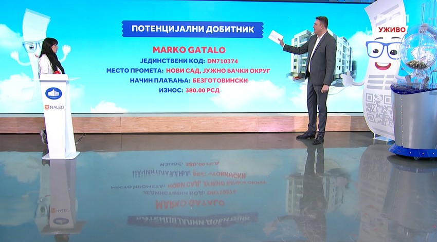 Pobednici Maja Cerović i Marko Gatalo