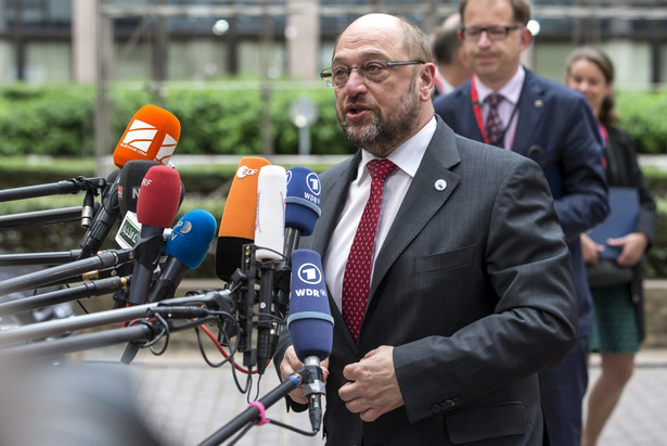 Martin Schulz, EPA/LAURENT DUBRULE Dostawca: PAP/EPA.