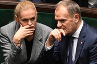 Donald Tusk i Barbara Nowacka