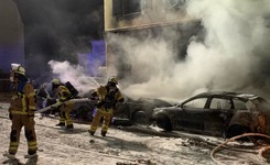 Pijany kierowca ciężarówki wjechał w 31 aut i budynek. 'To jak pole bitwy'