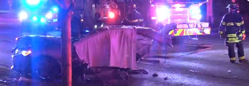 Prepolovljen "mercedes" 