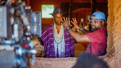 Kunle Afolayan has a new series in the works titled 'Anikulapo: Rise of the Spectre' [Instagram/Kunleafo]