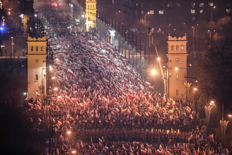 Marsz Niepodległości w Warszawie