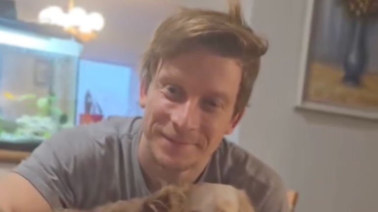 Moderátor, herec a hudobník Juraj Bača so synom. 