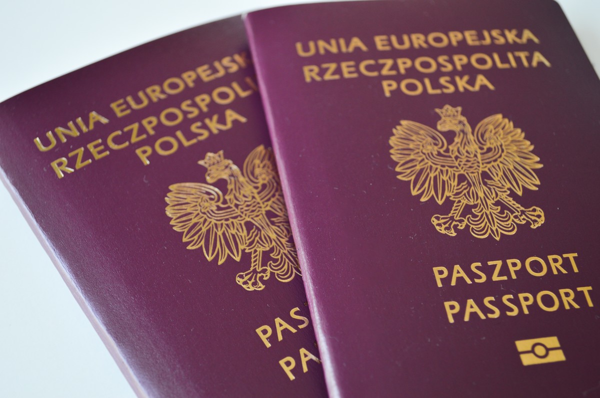 A,Close-up,Image,Of,Two,Polish,Passports,,Representing,Essential,Travel