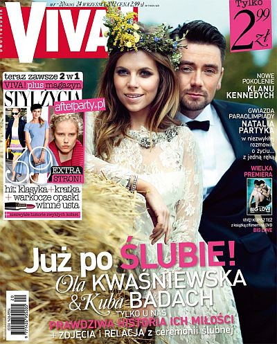 Ola Kwaśniewska i Kuba Badach na okładce "VIVY"