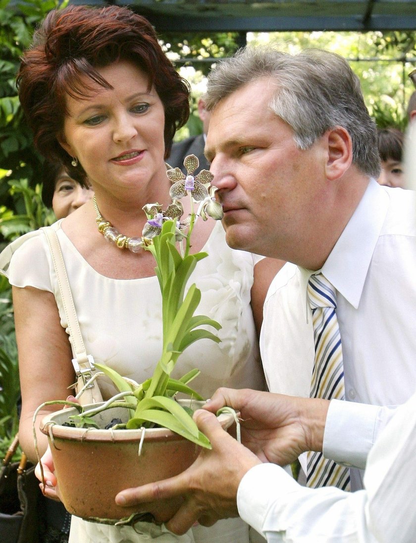 Jolanta i Aleksander Kwaśniewscy w 2004 r.