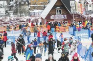 Tłumy na stoku w Białce Tatrzańskiej