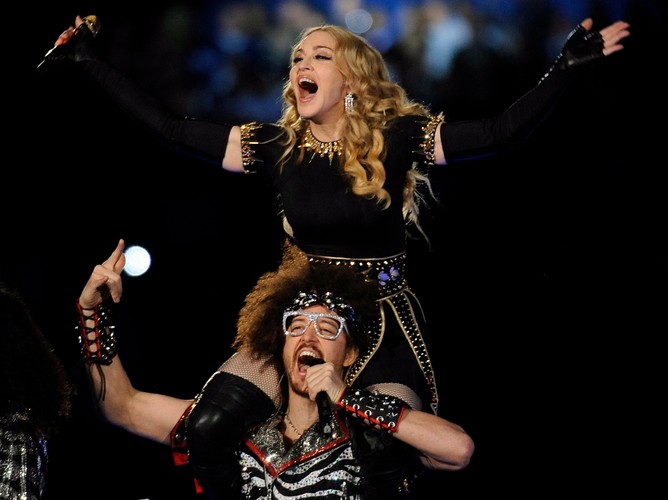 Madonna i RedFoo na Super Bowl