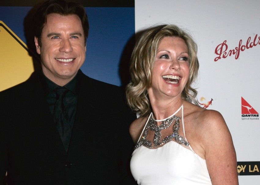 Džon Travolta i Olivija Njutn Džon u Los Anđelesu 2006.