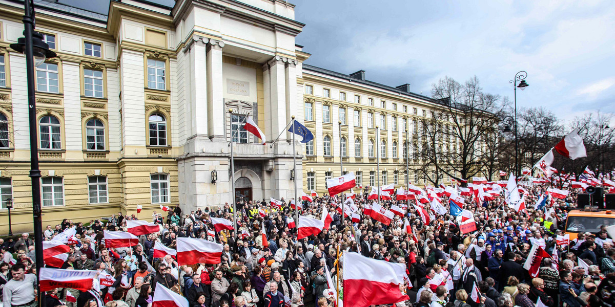 DEMONSTRACJA W OBRONIE TELEWIZJI TRWAM 