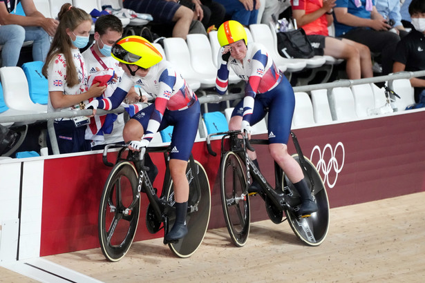 Laura Kenny (z prawej) i Katie Archibald