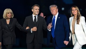 Melanija i Donald Tramp - Brižit i Emanuel Makron