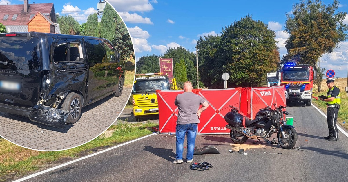 Tragiczny wypadek na DK43 w Jaworku – mąż nie żyje, żona w stanie krytycznym