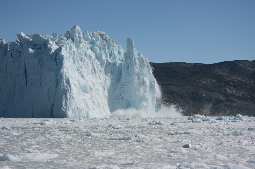 Topljenje glečera je vidliv pokazatelj otopljavanja