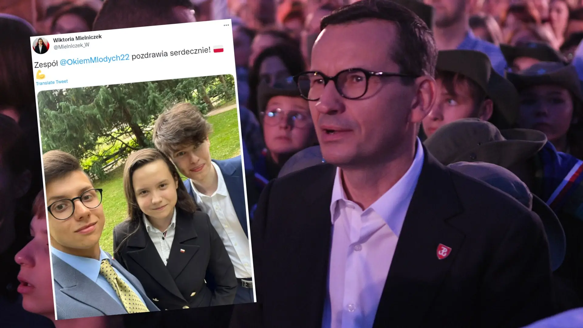 Uderzają w opozycję i pozują z politykami prawicy. Kim są młodzi z Okiem Młodych