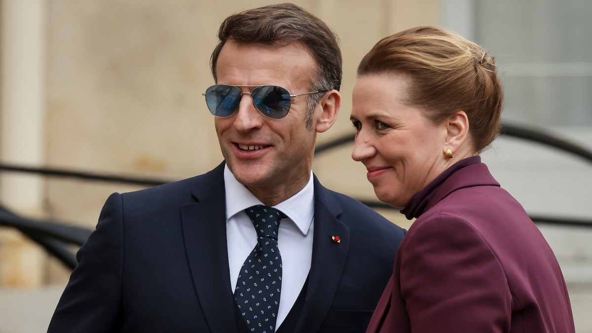 Emanuel Makron i Mete Frederiksen 