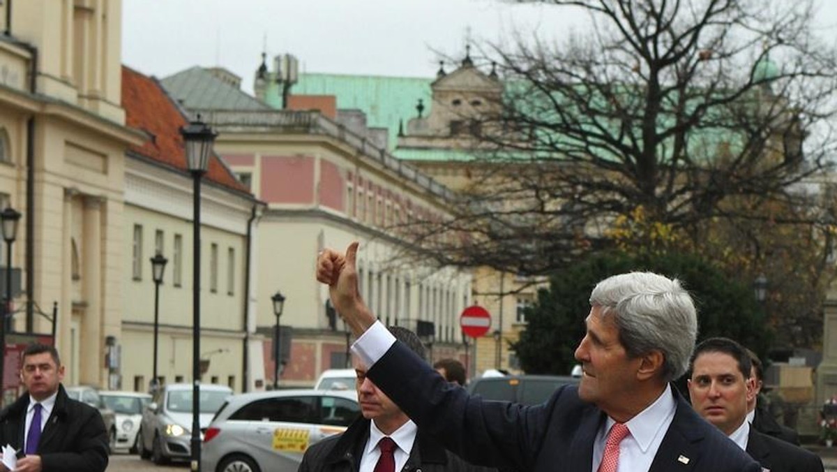 WARSZAWA JOHN KERRY WIZYTA KRAKOWSKIE PRZEDMIEŚCIE