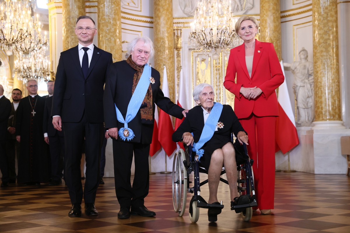 Andrzej Duda, Jerzy Maksymiuk, Jadwiga Puzynina i Agata Kornhauser-Duda