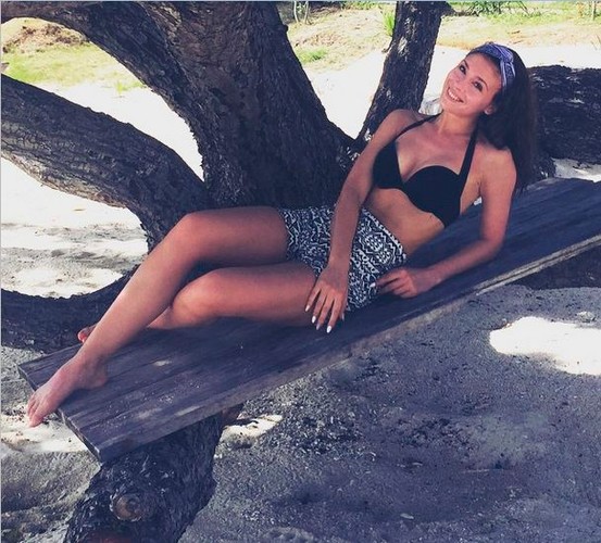 Klaudia Halejcio na wakacjach w Tajlandii