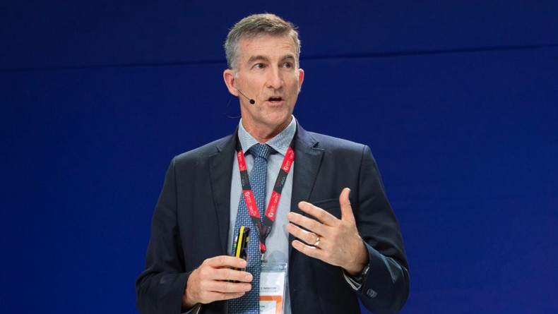 Andrew Kirby, President and CEO of Toyota South Africa Motors, outlines the company’s 630,000 vehicle sales forecast and export strategy during the 2026 State of the Motor Industry briefing in South Africa. [X, formerly Twitter/@FuelsIndustryZA]