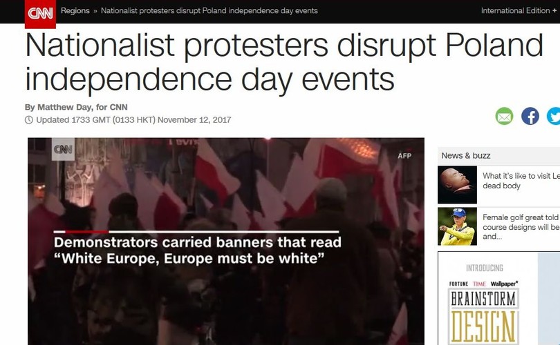 CNN o Marszu Niepodległości