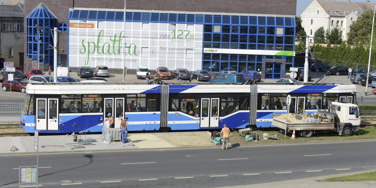 Podwójny przystanek we Wrocławiu