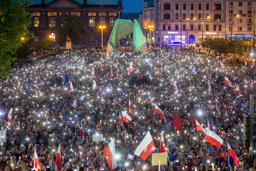 SN protest Poznań.