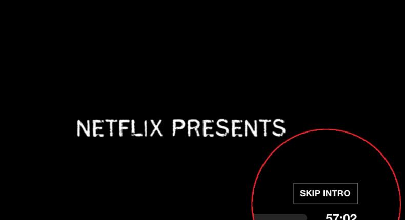 Netflix is testing a new skip intro option.