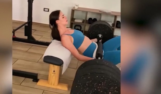 Bogdana Ražnatović pokazala kako trenira