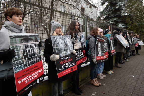 Protest przed domem Jarosława Kaczyńskiego