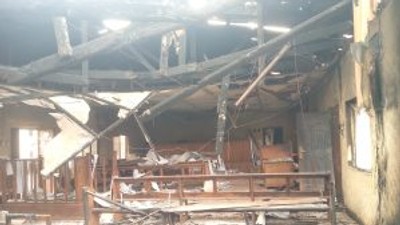 The fire was caused by a spark from the electricity transformer [NAN]