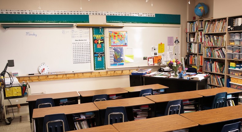 Empty classroomYellow Dog Productions / Getty Images